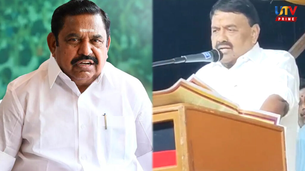 EPS is the person came to me after losing his Business and asking for a job says DMK Minister