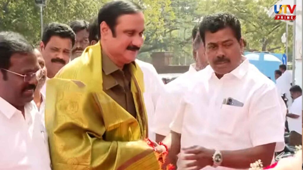 AIADMK candidate Thambidurai files nomination for Rajya Sabha elections along with Anbumani