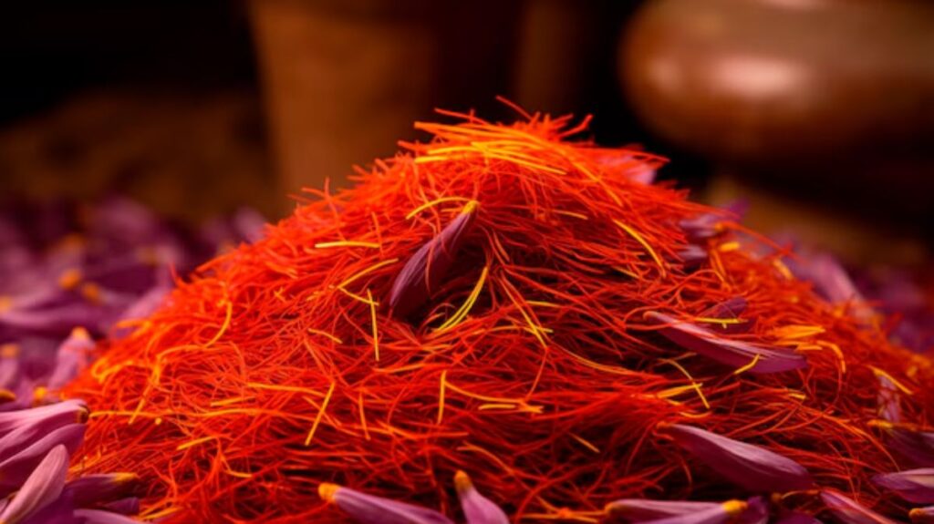 Saffron for face UTv