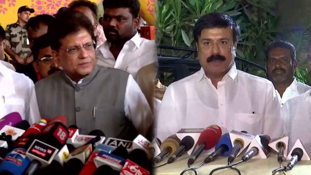 Opportunistic talk about captain Vijayakanth..LK Sudheesh condemns Piyush Goyal!