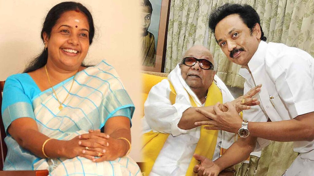 They will rename Tamil Nadu as 'Karunanidhi Desam'.. Vanathi Srinivasan is furious!