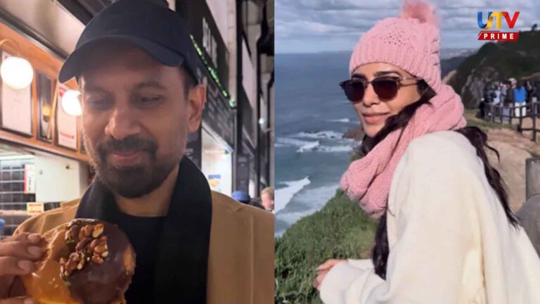 Ready for honeymoon... Samantha flies abroad