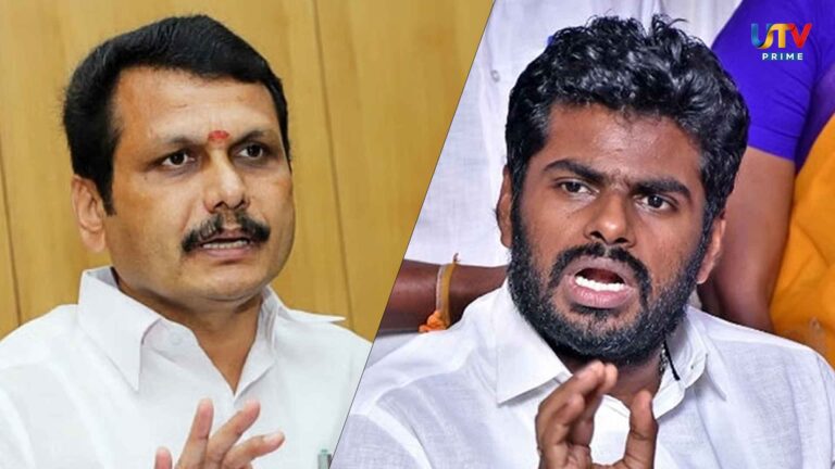 Senthil Balaji retaliated against Annamalai!