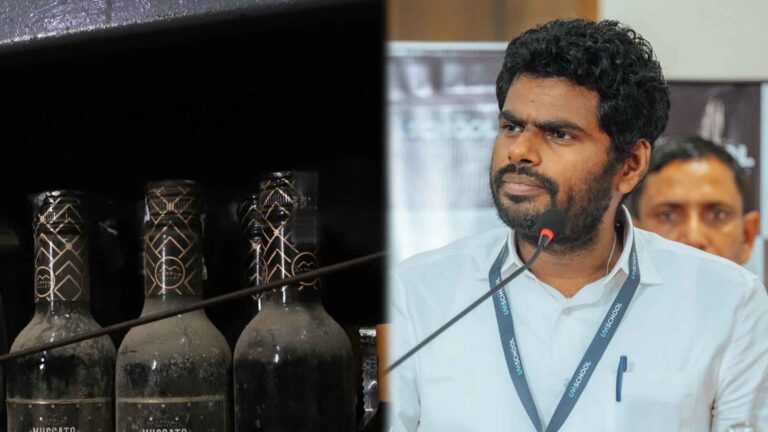 Annamalai Condemned to DMK Government for Sale Expiry Liquors in TASMAC