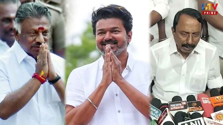 OPS joining TVK.. Sengottaiyan broke the truth!