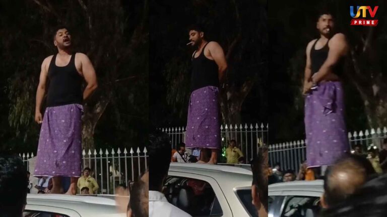 The car that shook Coimbatore... People caught a drugged youth and gave him a beating.!!