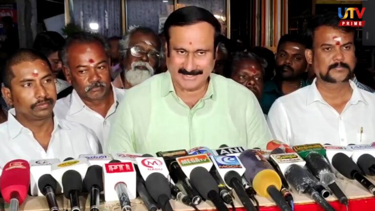 Don't talk about the story that's over... Anbumani Tensed