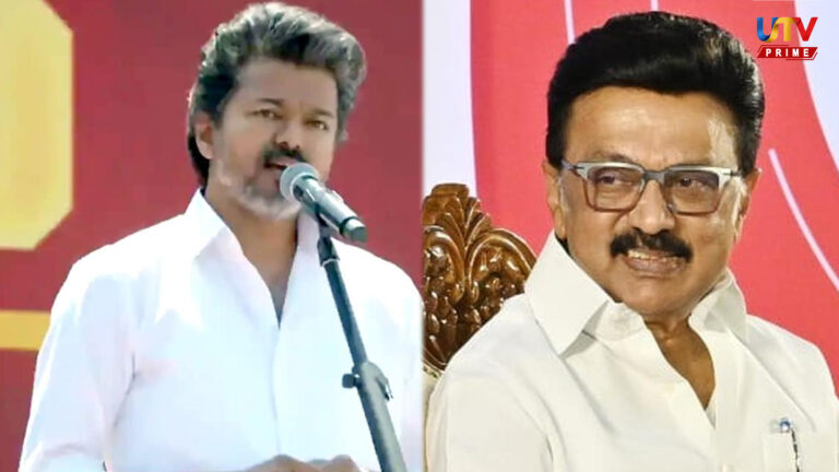 Vijay, who ignored the controversy, issued a sensational statement against the DMK