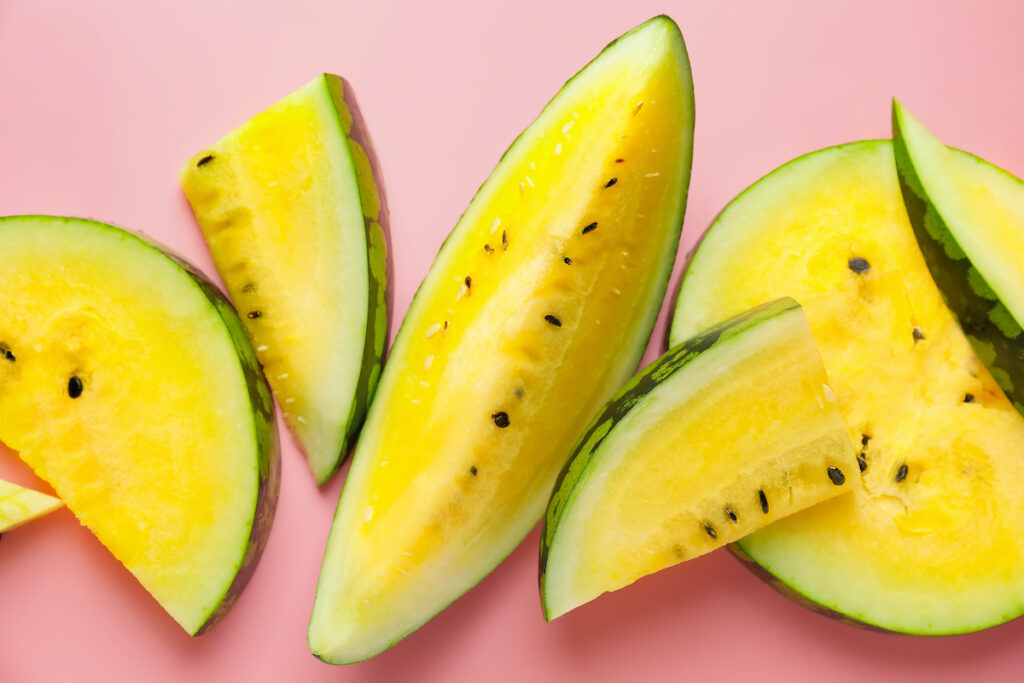 Health benefits of eating yellow watermelon summer