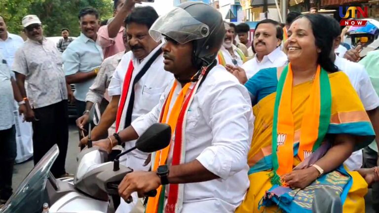 Annamalai Vanathi Srinivasan final election campaign Coimbatore