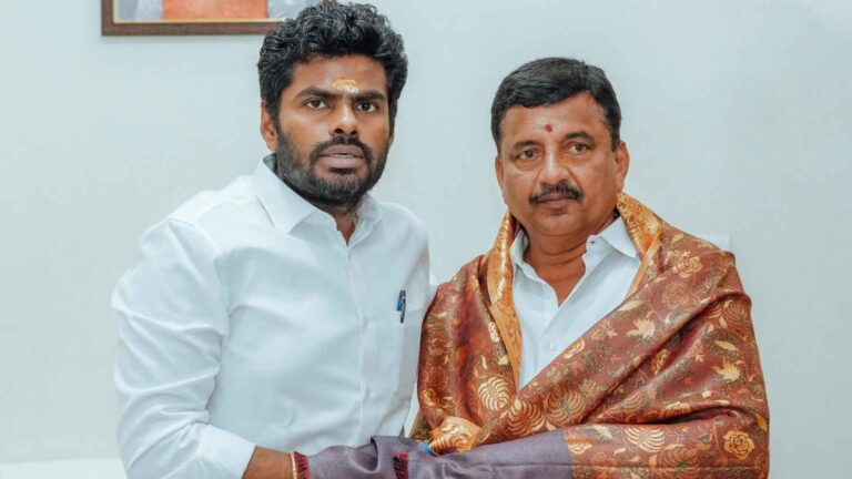 Annamalai met the Kaundampalayam candidate.. and opened his heart and congratulated him!