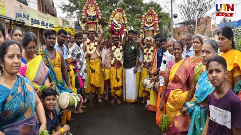 Coimbatore Magaliamman temple festival Agni Karagam ceremony