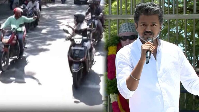 The woman who chased away and threatened the driver who scolded Vijay