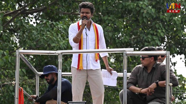 Vijay Greets Newlywed Couple During Thiruvallur Campaign