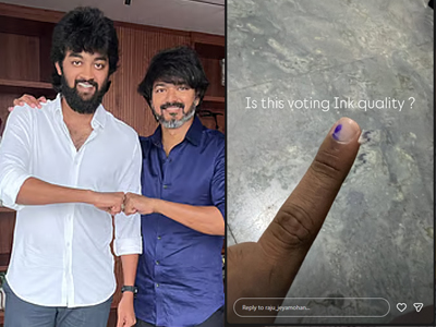 Raju Jeyamohan Raises Complaint Over Election Ink Quality
