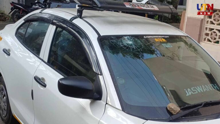 car-windshield-damaged-by-stone-throwing-coimbatore-avaramplayam