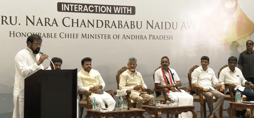 Andhra CM Chandrababu Naidu Coimbatore NDA Campaign Live