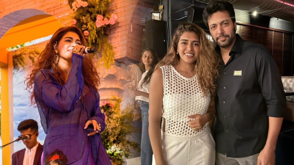 Kenishaa Francis New Saree Look Viral Amid Ravi Mohan Controversy