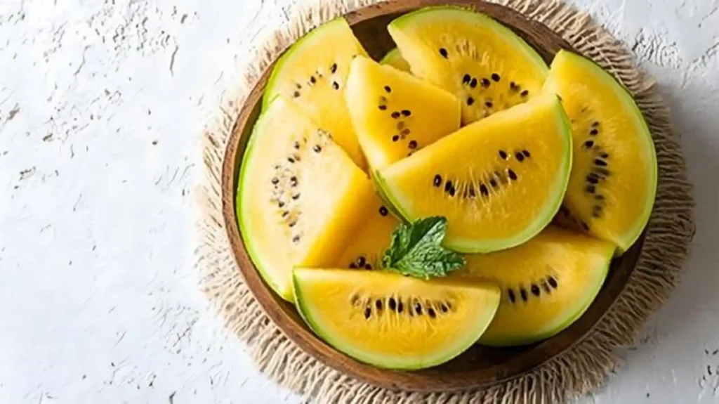 Health benefits of eating yellow watermelon summer