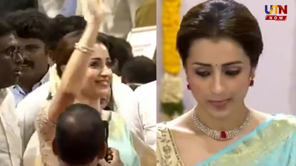 Actress Trisha Attends Vijay CM Swearing In Ceremony