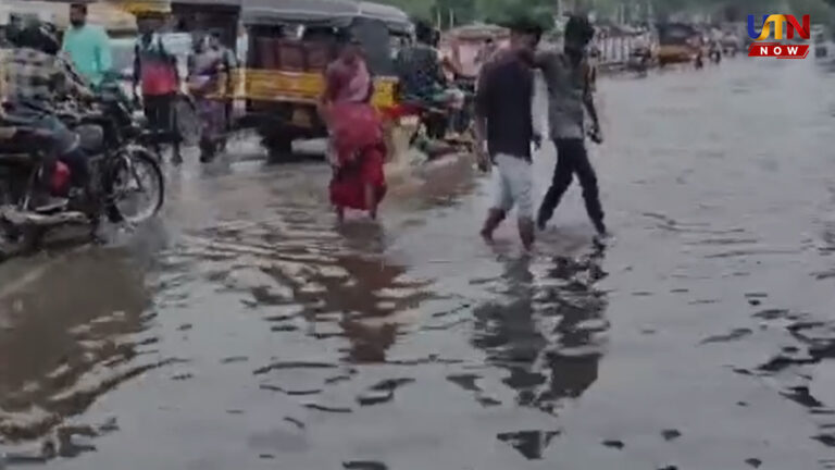 Heavy rain causes waterlogging in Madurai city