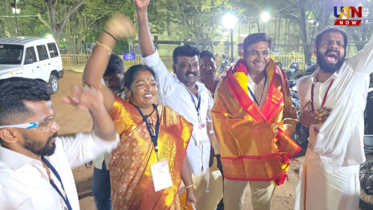மக்களின் வீட்டில் ஒருவனாய் இருப்பேன்.. வெற்றிக்கு பின் கிரி பிரசாத் நெகிழ்ச்சி பேட்டி..! Kiri Prasad Wins Singanallur Constituency Coimbatore
