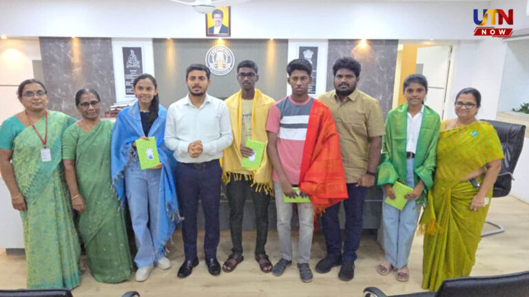 10-ஆம் வகுப்பு பொதுத்தேர்வில் ‘நேஷனல் மாடல்’ பள்ளி சாதனை.. மாவட்ட ஆட்சியர் பவன்குமார் நேரில் வாழ்த்து! coimbatore-national-model-school-10th-result-toppers