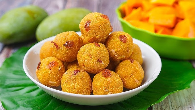 summer-special-mango-ladoo-recipe-tamil