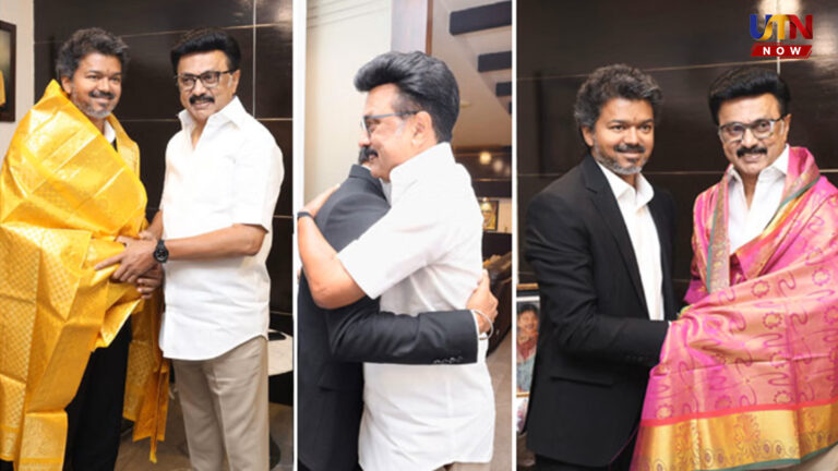 நேரில் வந்த விஜய்… ஆசி வழங்கிய ஸ்டாலின்.. நெகிழ்ச்சிப் பதிவு..! mk-stalin-post-cm-vijay-meeting-political-courtesy