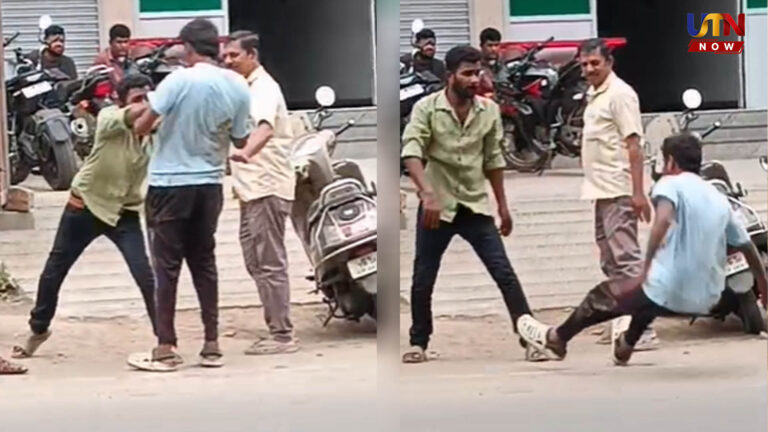 போதை ஆசாமியை ‘ஃபுல் எனர்ஜியோடு’ தள்ளிவிட்ட வாலிபர்.. அதிர்ச்சி மோதல்..! coimbatore-pudhiya-thendral-club-viral-fight-video