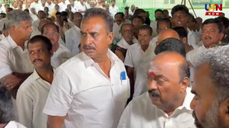 அதிமுக உட்கட்சி பூசல் மீண்டும் அம்பலம்?.. இபிஎஸ் வருகைக்கு முன் நடந்த அதிரடி சம்பவம்..! sp-velumani-pollachi-jayaraman-visit-controversy