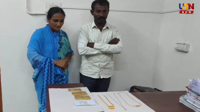 போலி தங்கக்கட்டி கொடுத்து நகை பறிப்பு.. நகை வியாபாரியை ஏமாற்றிய கணவன்-மனைவி..! fake-gold-biscuit-scam-coimbatore-arrest