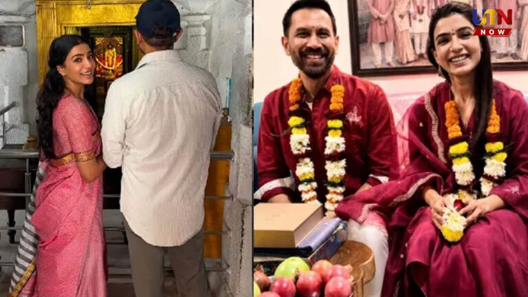 கடவுளிடம் வேண்டுதல் வைத்த சமந்தா.. கணவருடன் கோயிலில் சாமி தரிசனம்..! samantha-pregnancy-rumors-temple-visit-viral-photo