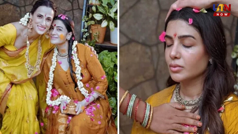 ஜொலிக்கும் சமந்தாவின் வைரல் பேபி ஷவர் கிளிக்ஸ்.. குவியும் வாழ்த்துகள்..! actress-samantha-traditional-baby-shower-photos-viral-kollywood
