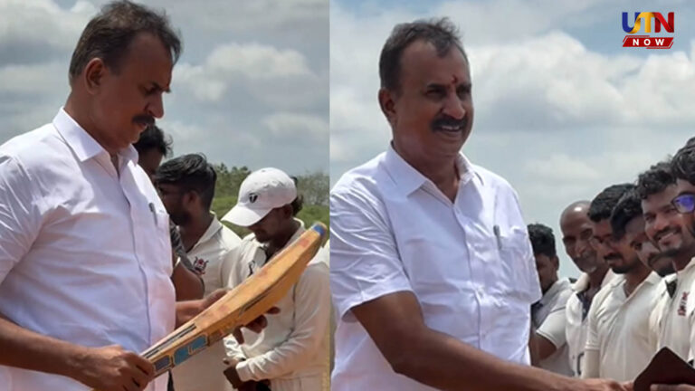 former-minister-sp-velumani-plays-cricket-madukkarai-coimbatore-viral-video
