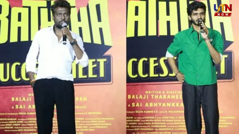 அவன் நெப்போ கிட் இல்ல, காட்’ஸ் கிட்.. சாய் அபயங்கருக்காக குரல் கொடுத்த அட்லீ..! director-atlee-paththa-movie-success-meet-oscar-sai-abhayankaran-nepotism